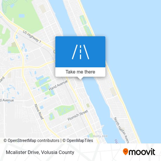 Mcalister Drive map