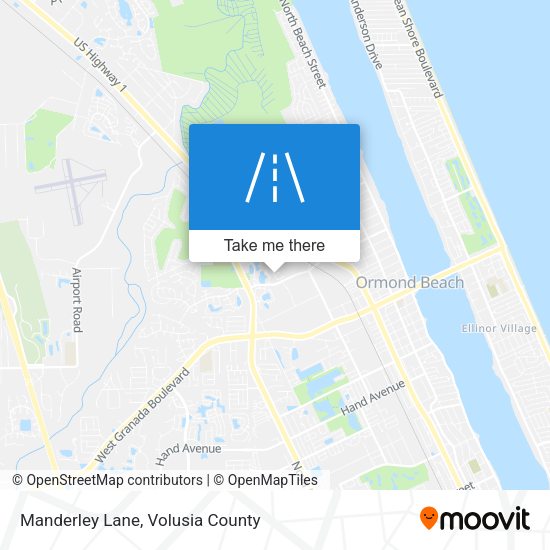 Manderley Lane map