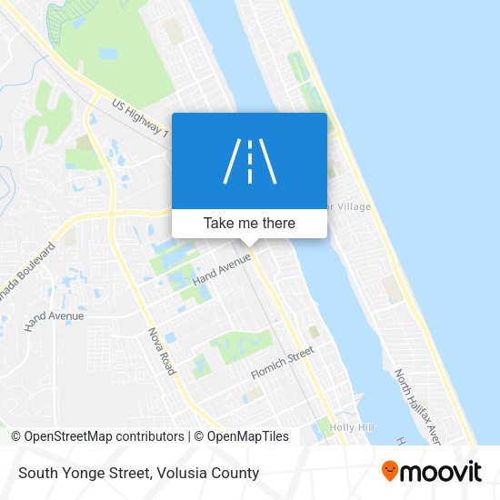 South Yonge Street map
