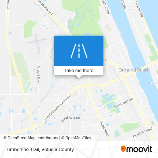 Timberline Trail map