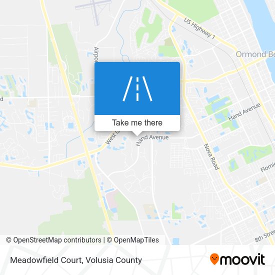Mapa de Meadowfield Court