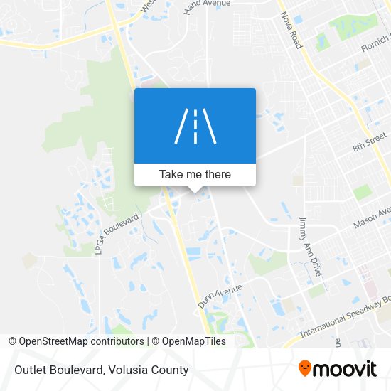 Outlet Boulevard map