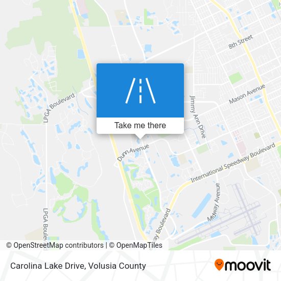 Carolina Lake Drive map