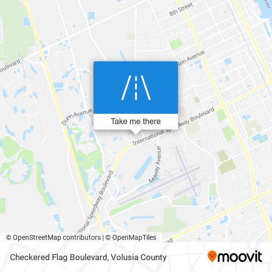 Mapa de Checkered Flag Boulevard