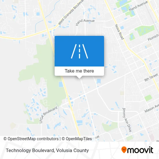 Technology Boulevard map