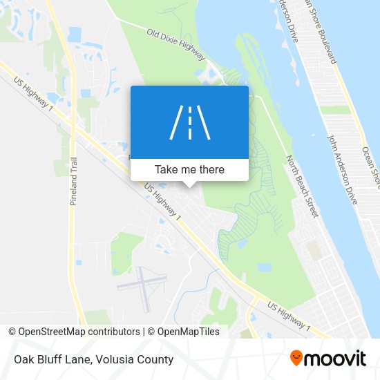 Mapa de Oak Bluff Lane