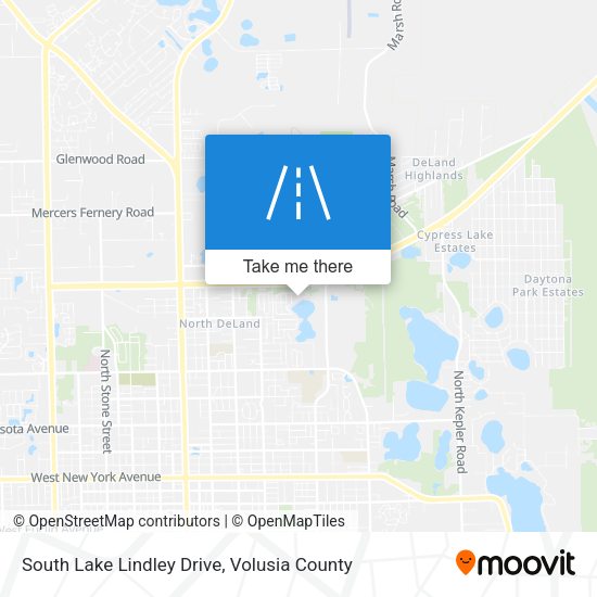 Mapa de South Lake Lindley Drive