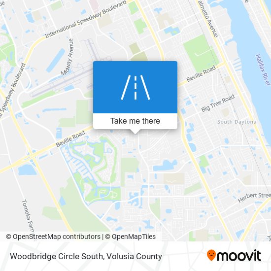 Mapa de Woodbridge Circle South