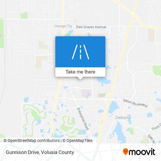 Gunnison Drive map
