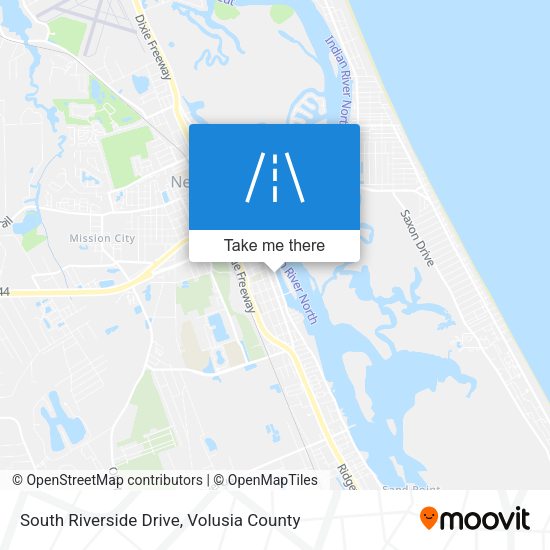 Mapa de South Riverside Drive