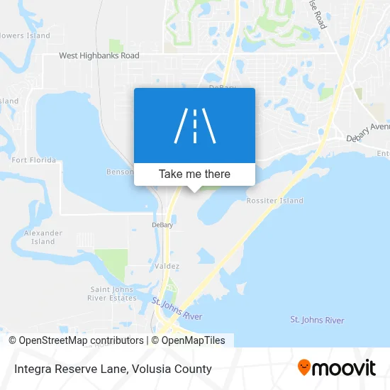 Integra Reserve Lane map