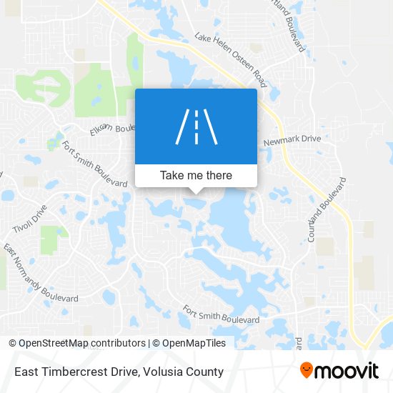 Mapa de East Timbercrest Drive