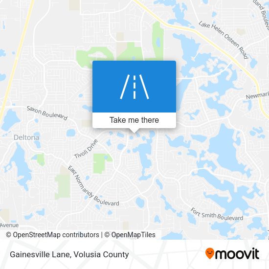 Mapa de Gainesville Lane