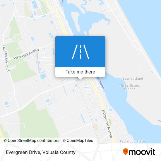 Evergreen Drive map