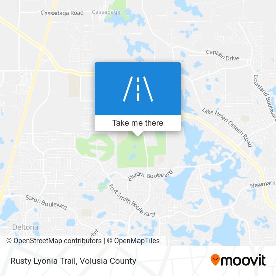 Mapa de Rusty Lyonia Trail