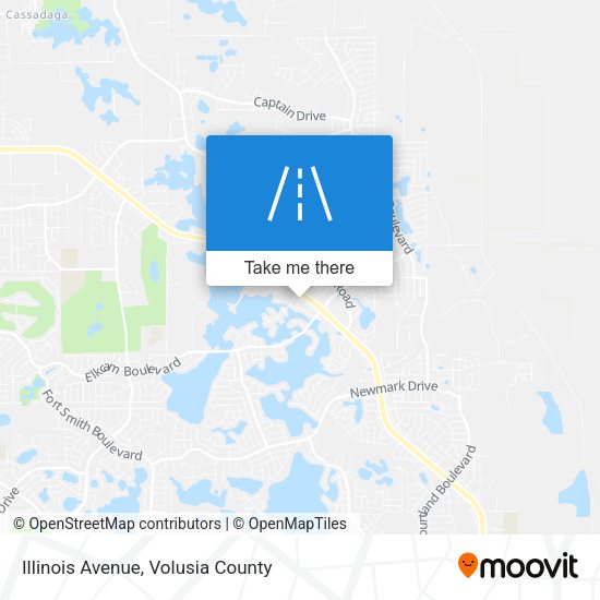 Mapa de Illinois Avenue