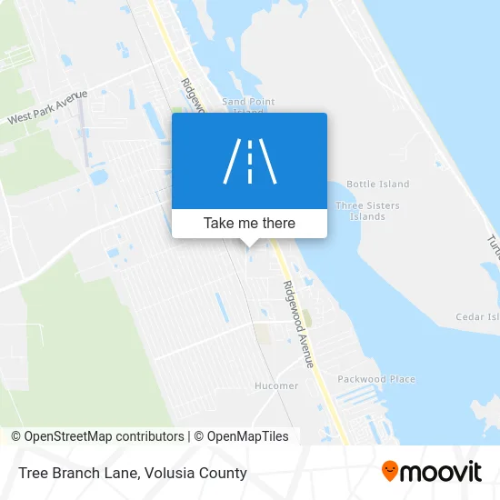 Tree Branch Lane map