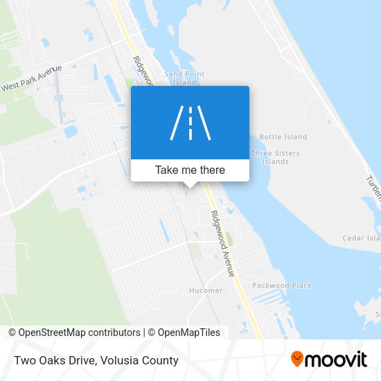 Two Oaks Drive map