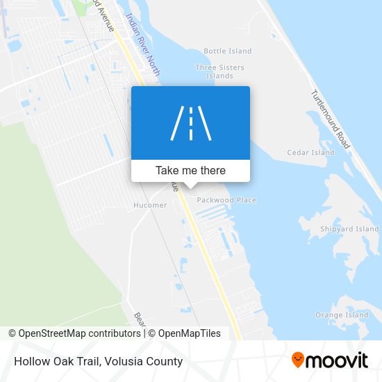 Mapa de Hollow Oak Trail