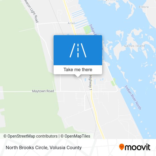 Mapa de North Brooks Circle