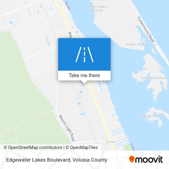 Edgewater Lakes Boulevard map