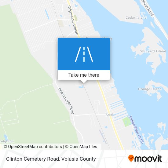 Clinton Cemetery Road map