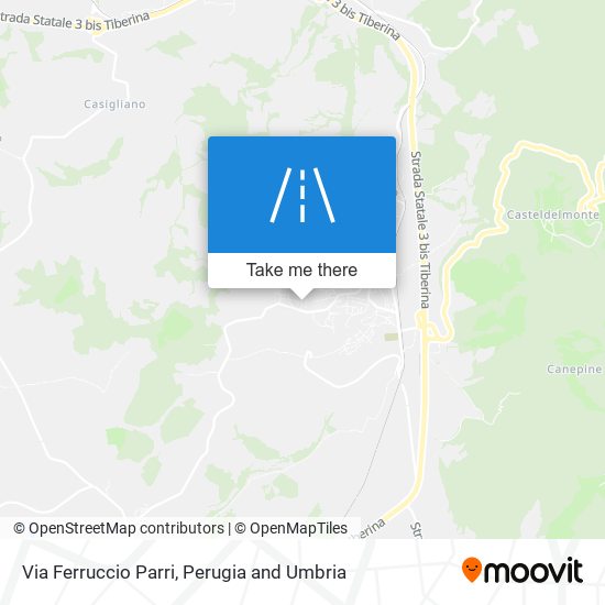 Via Ferruccio Parri map