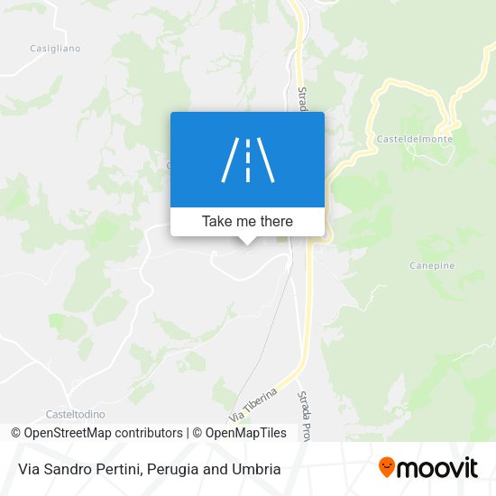 Via Sandro Pertini map