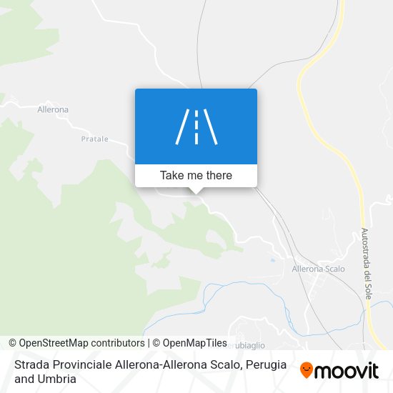 Strada Provinciale Allerona-Allerona Scalo map