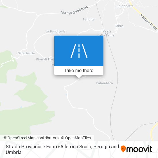 Strada Provinciale Fabro-Allerona Scalo map