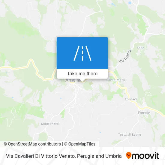 Via Cavalieri Di Vittorio Veneto map