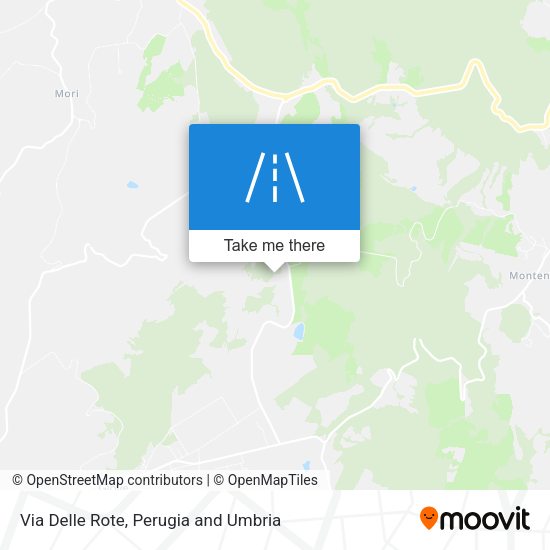 Via Delle Rote map