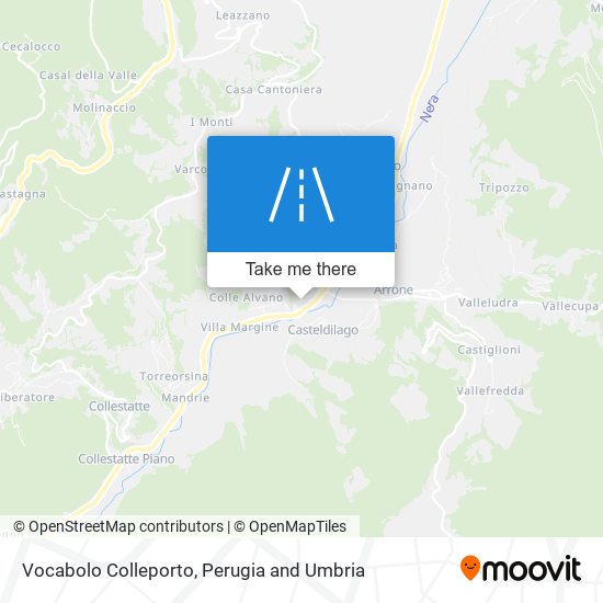 Vocabolo Colleporto map