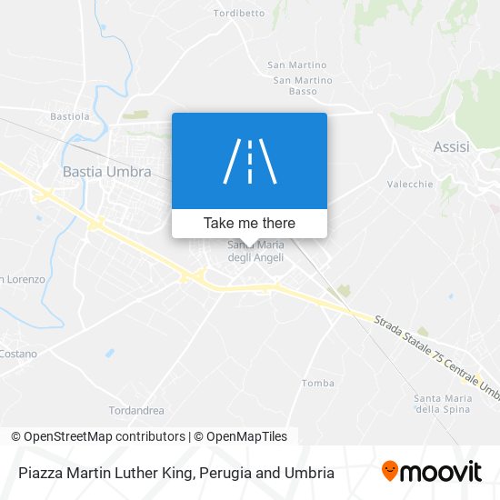 Piazza Martin Luther King map