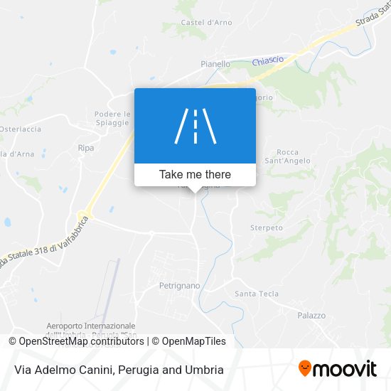 Via Adelmo Canini map