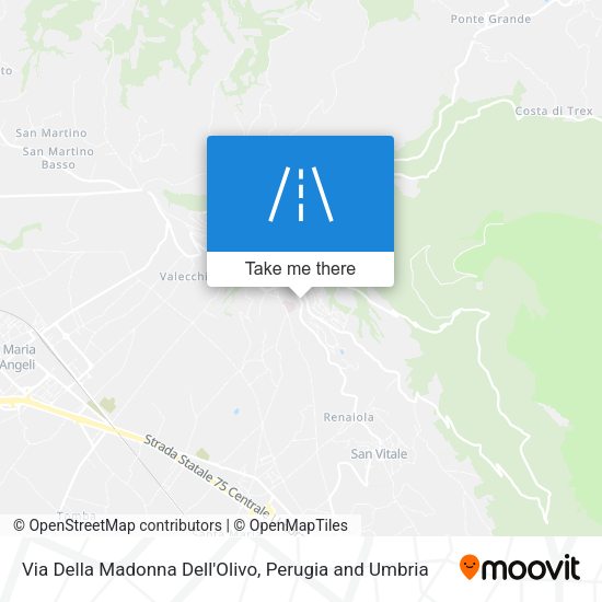 Via Della Madonna Dell'Olivo map