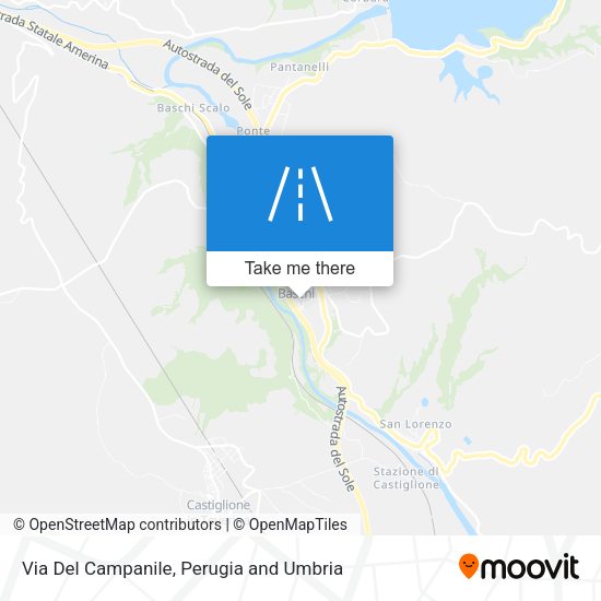 Via Del Campanile map