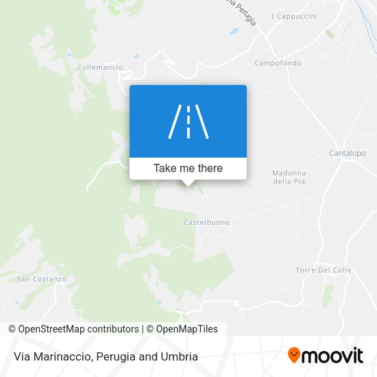 Via Marinaccio map
