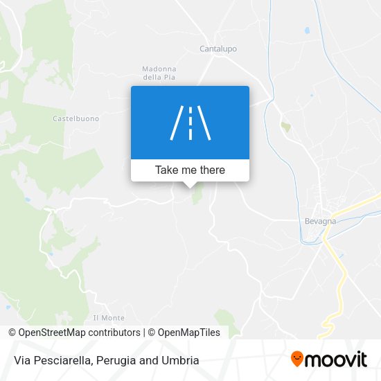 Via Pesciarella map