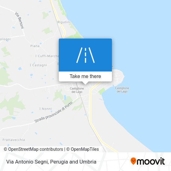 Via Antonio Segni map