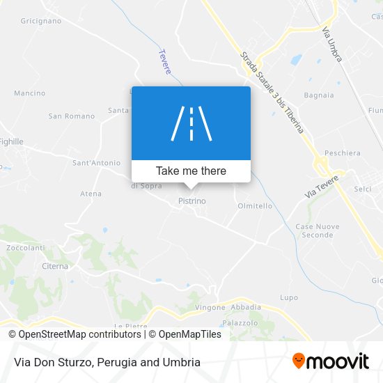 Via Don Sturzo map