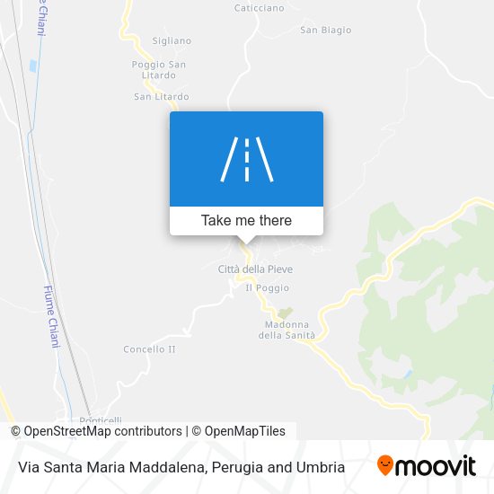 Via Santa Maria Maddalena map