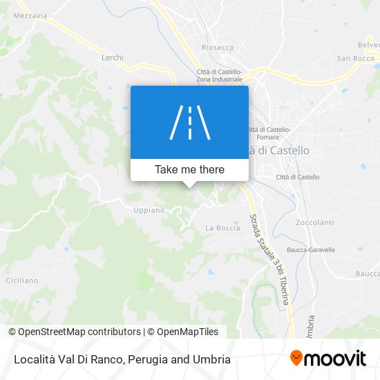 Località Val Di Ranco map