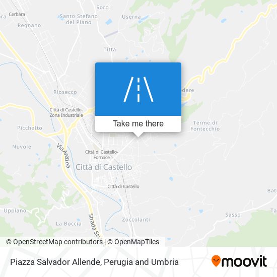 Piazza Salvador Allende map