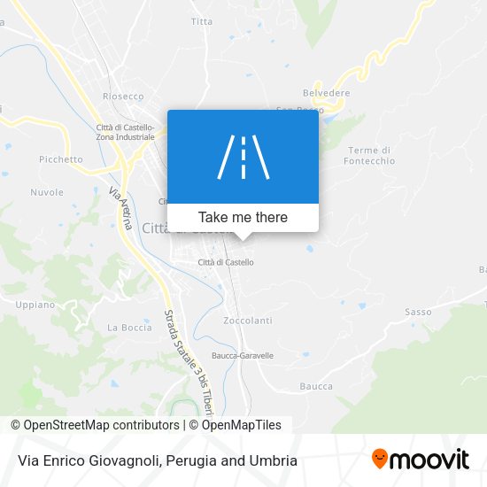 Via Enrico Giovagnoli map