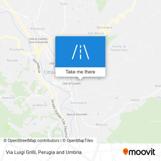 Via Luigi Grilli map