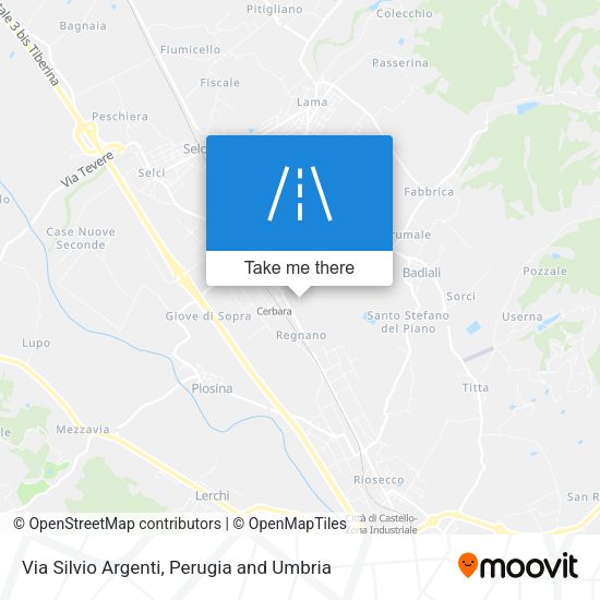 Via Silvio Argenti map