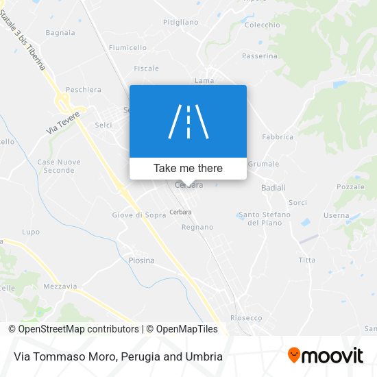 Via Tommaso Moro map