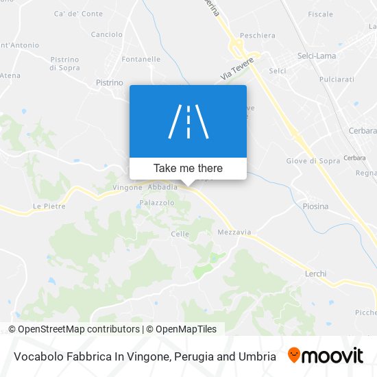 Vocabolo Fabbrica In Vingone map