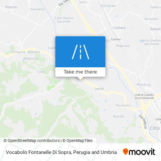 Vocabolo Fontanelle Di Sopra map